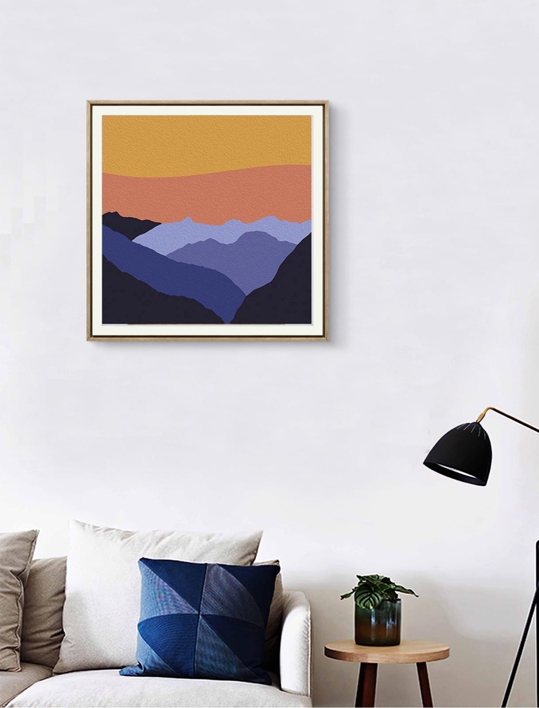 Rolled Mini Paint by Numbers - Colorful Mountains