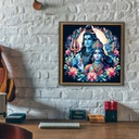 Shiv & Parvati - Rolled Paint By Numbers