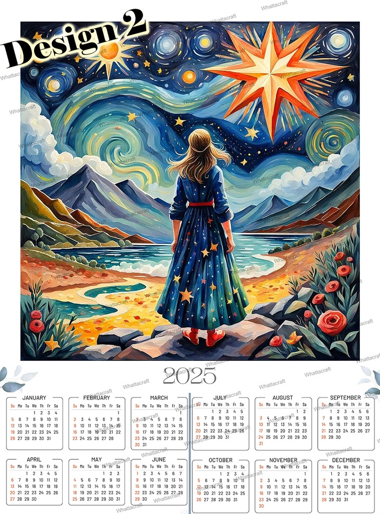 Paint By Numbers Calendar 2025