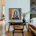 Blessing Ganesh Ji - Rolled Paint By Numbers