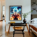 Goku Super Saiyan Anime - Rolled Paint By Numbers