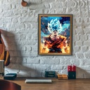 Goku Super Saiyan Anime - Rolled Paint By Numbers