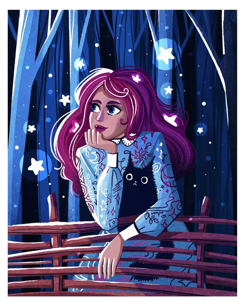 Lost In Thoughts - Rolled Paint By Numbers