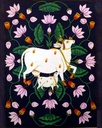 Cow And Calf - Rolled Paint By Numbers