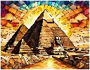 Egyptian Pyramids - Rolled Paint By Numbers 