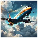 Aeroplane Flying High - Rolled Paint By Numbers 