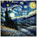  Starry Night - Rolled Paint By Numbers