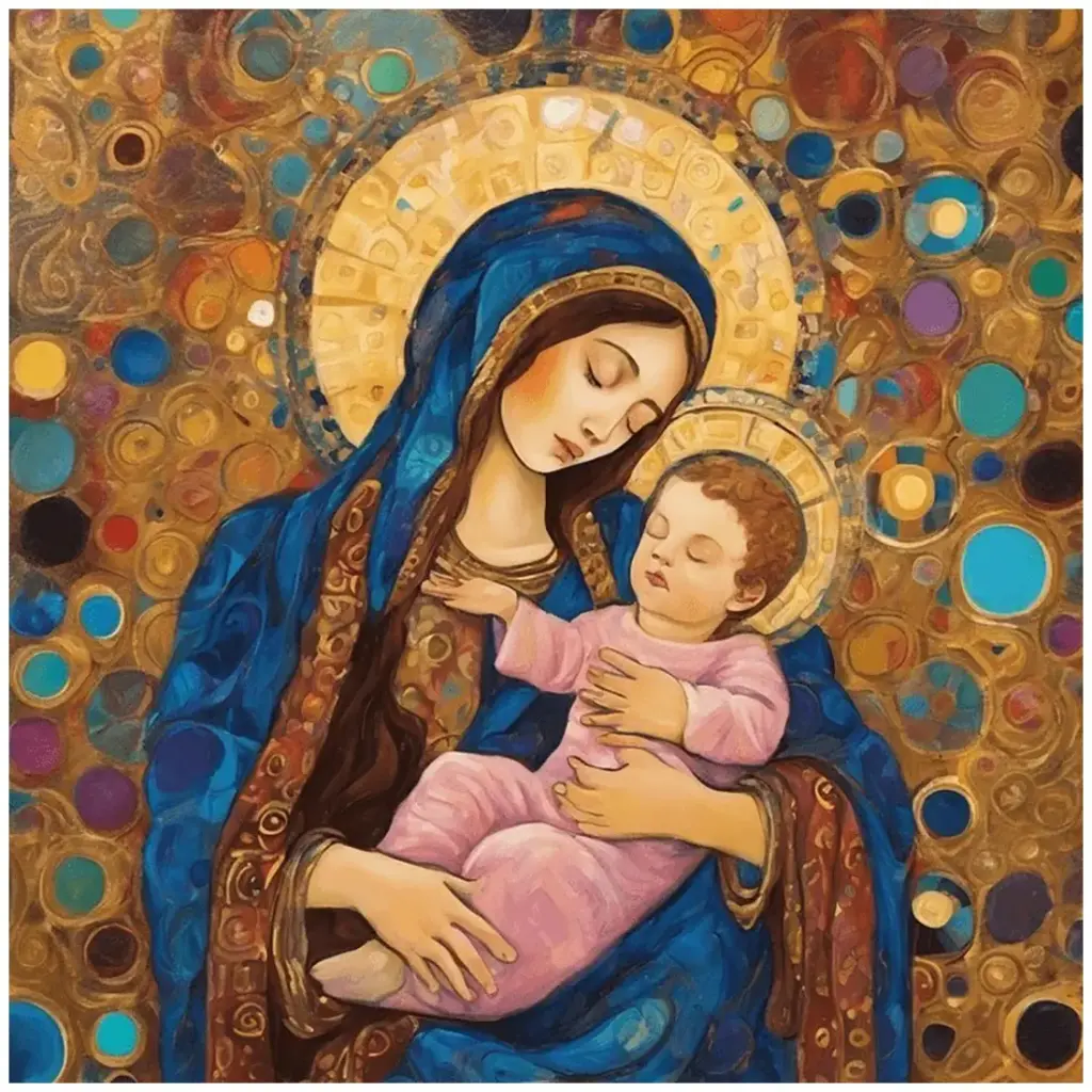  Merciful Mother - Rolled Paint By Numbers 