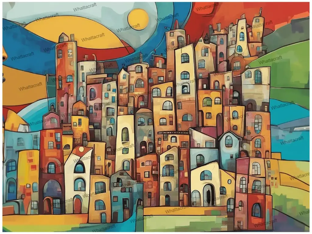 Somewhere Over The Rainbow - Rolled Paint By Numbers