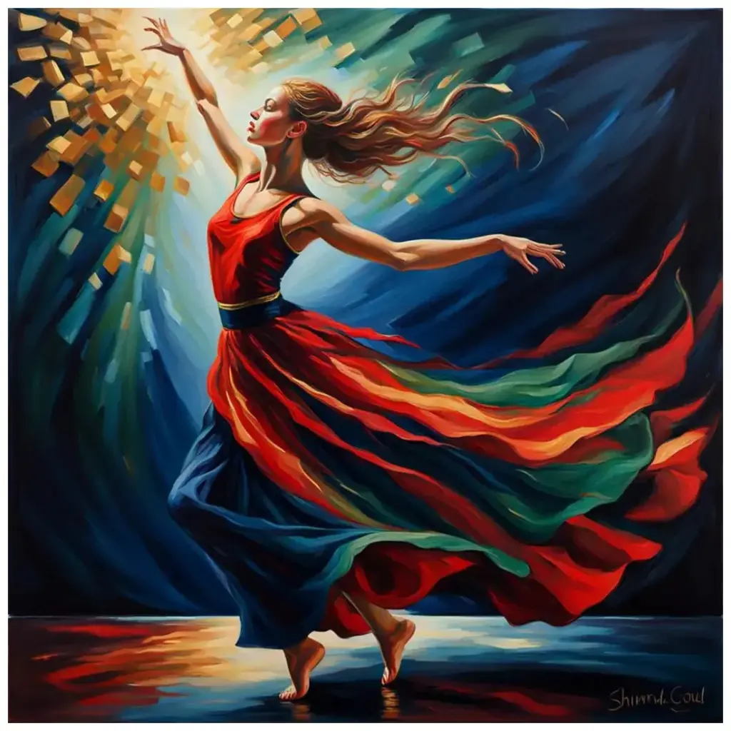 [WAC1-85]  The Magic of Dance - Rolled Paint By Numbers 