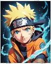 Naruto Anime Character - Rolled Paint By Numbers