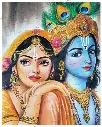 RADHA KRISHNA  - Rolled Paint By Numbers 