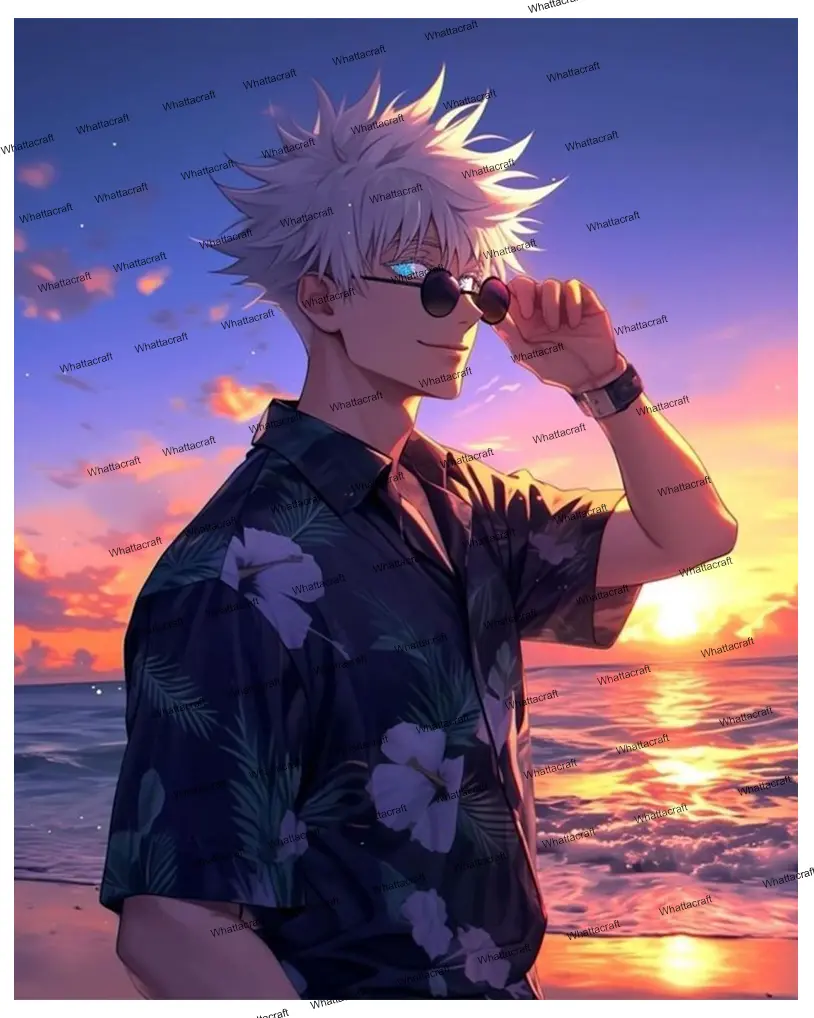 Gojo Satoru - Rolled Paint By Numbers 