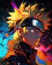  Naruto - Rolled Paint By Numbers 