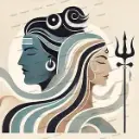 Framed Mini Paint by Numbers - Shiv Parvati
