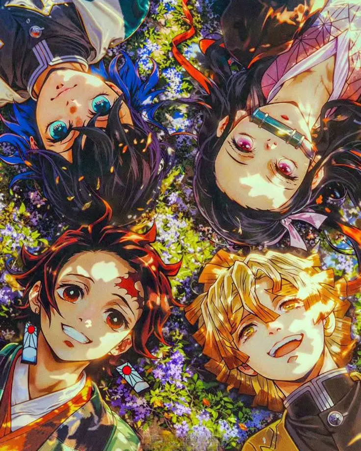  Demon Slayer Anime - Rolled Paint By Numbers