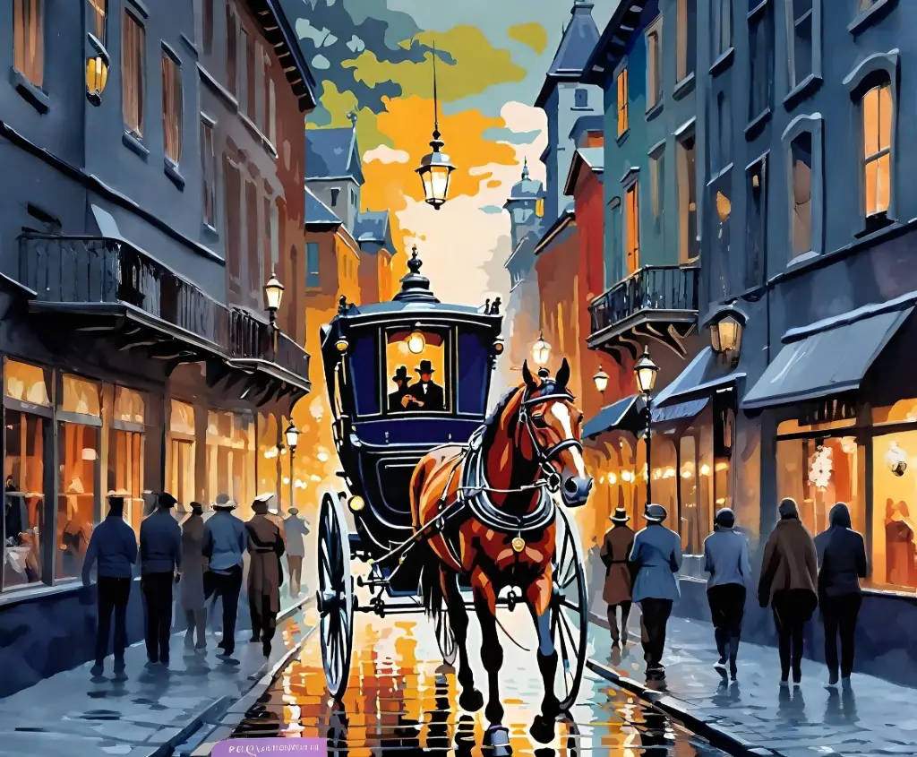 Horse Ride - Rolled Paint By Numbers