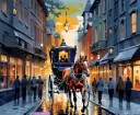 Horse Ride - Rolled Paint By Numbers