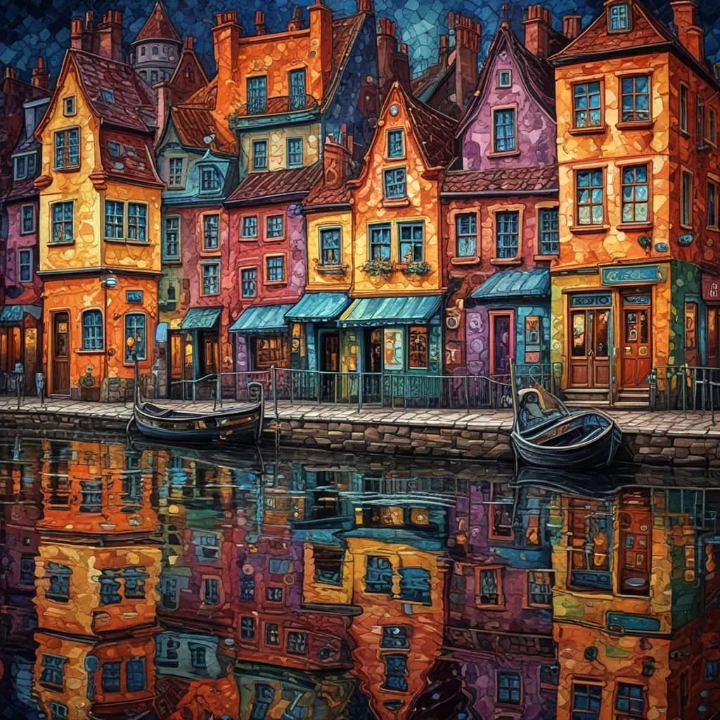 Amsterdam - Rolled Paint By Numbers