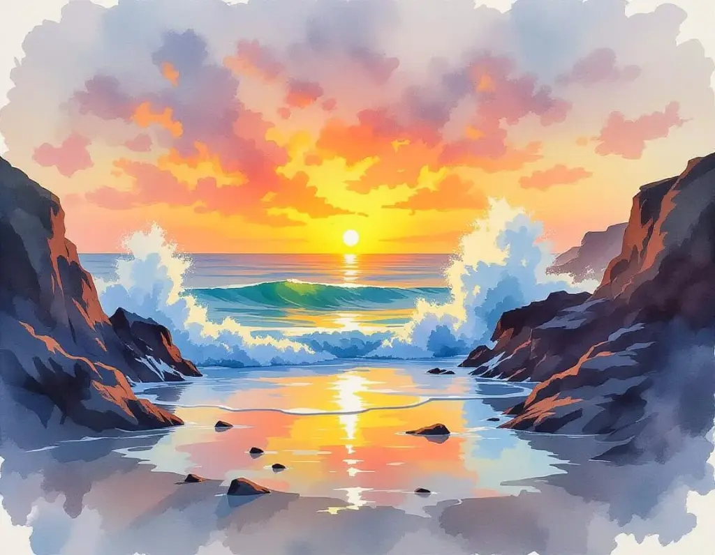 Violent Beach - Rolled Paint By Numbers