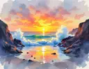 Violent Beach - Rolled Paint By Numbers