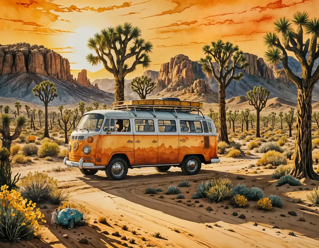 Road Trip - Rolled Paint By Numbers