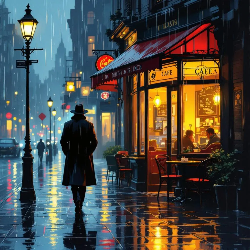 Lonely Walk - Rolled Paint By Numbers