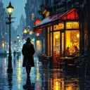 Lonely Walk - Rolled Paint By Numbers