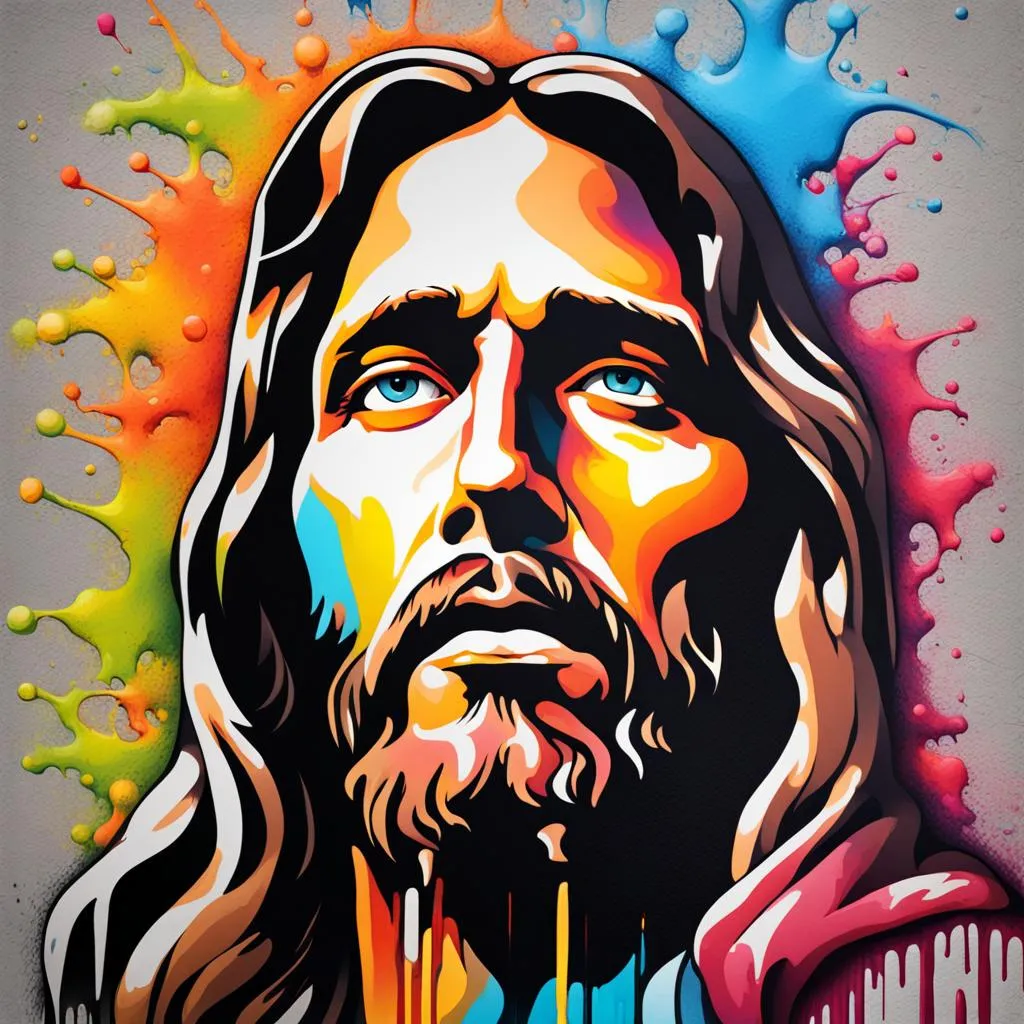 Jesus - Rolled Paint By Numbers