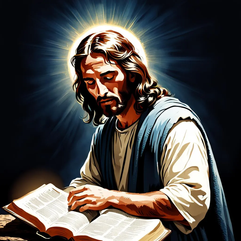 Preaching Jesus - Rolled Paint By Numbers