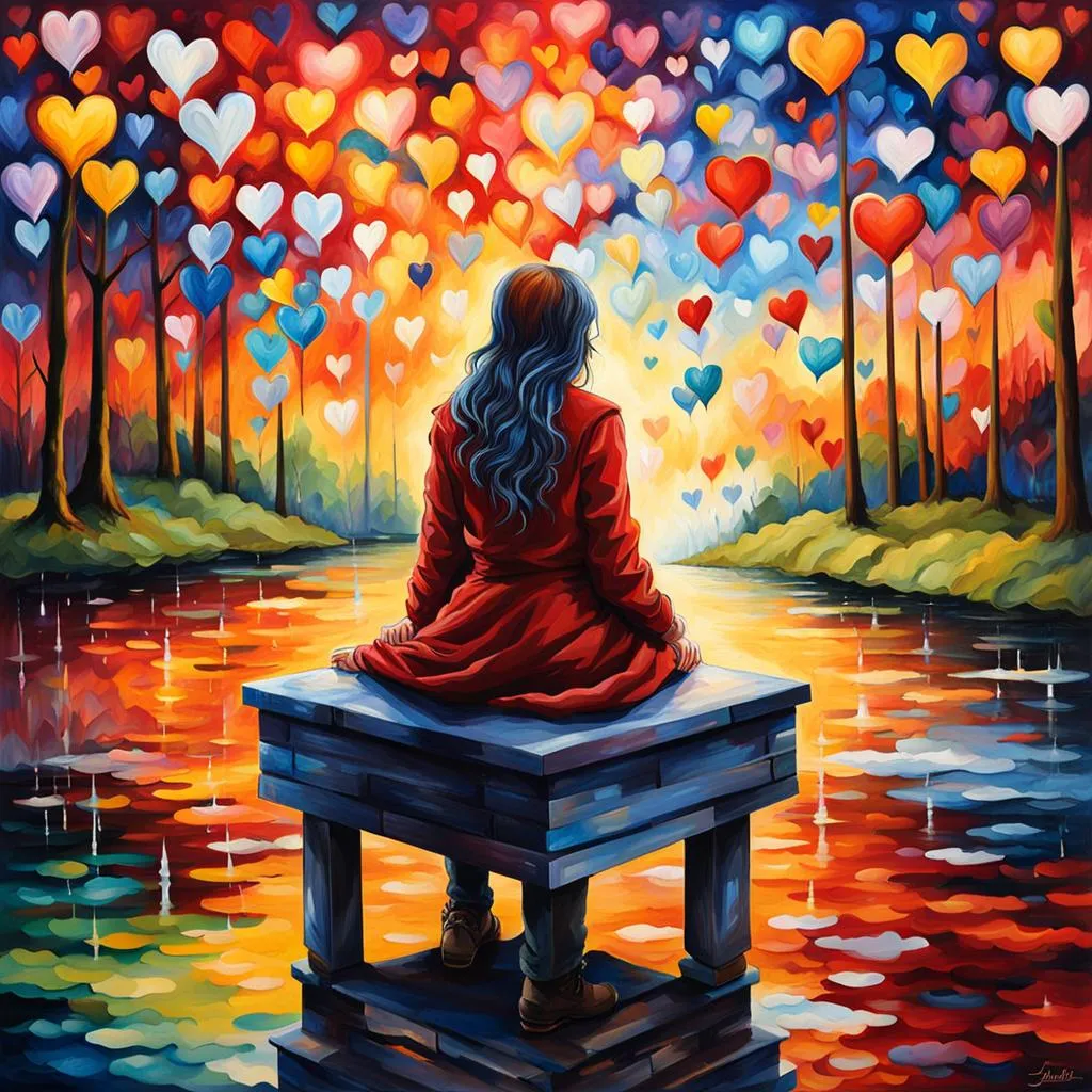 Love Is In The Air - Rolled Paint By Numbers