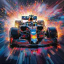 F1 Race - Rolled Paint By Numbers