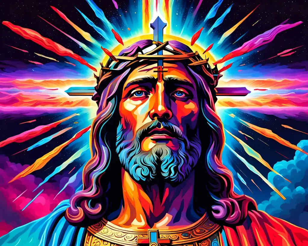 King Jesus - Rolled Paint By Numbers