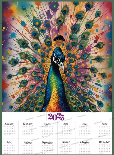Paint By Numbers Calendar 2025
