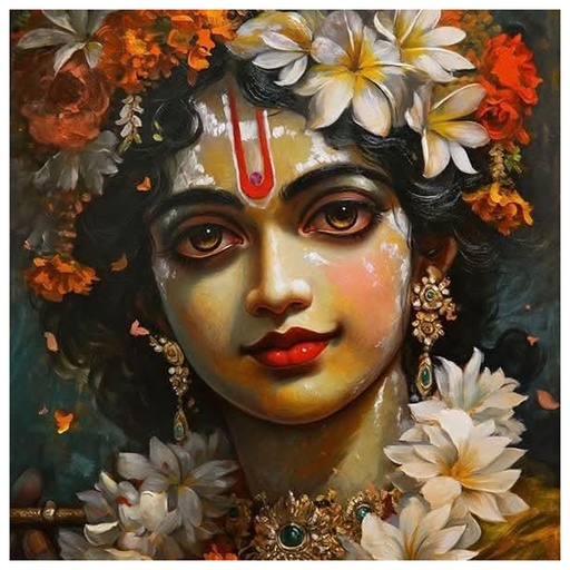 [WAC1-100] Krishna Murari - Rolled Paint By Numbers