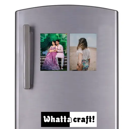 5x7 inches Customized Photo Flexible Fridge Magnets - Set of 2