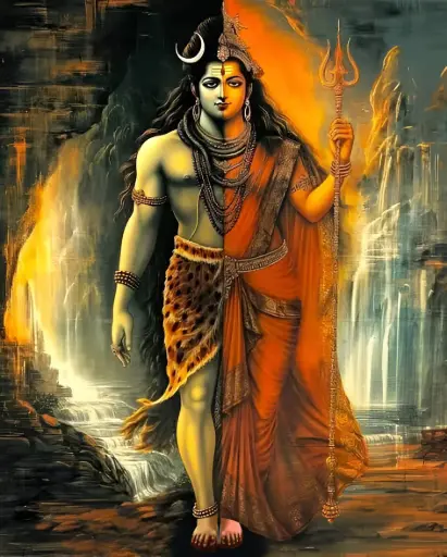 [WAC 126]  Shivshakti - Rolled Paint By Numbers 