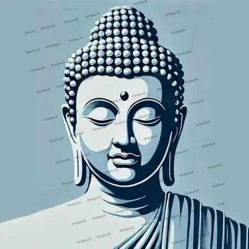 [MINI-91] Framed Mini Paint by Numbers - Buddha Wall Art