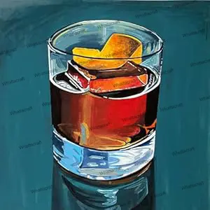 [MINI-100] Framed Mini Paint by Numbers - The Glass