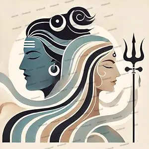 [MINI-101] Framed Mini Paint by Numbers - Shiv Parvati