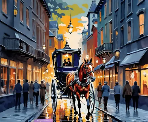 Horse Ride - Rolled Paint By Numbers