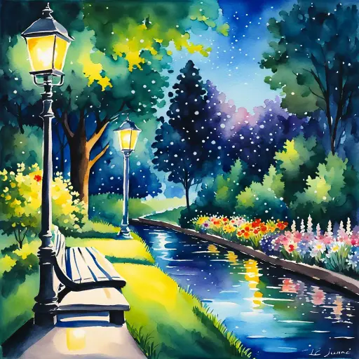 Night Magic - Rolled Paint By Numbers